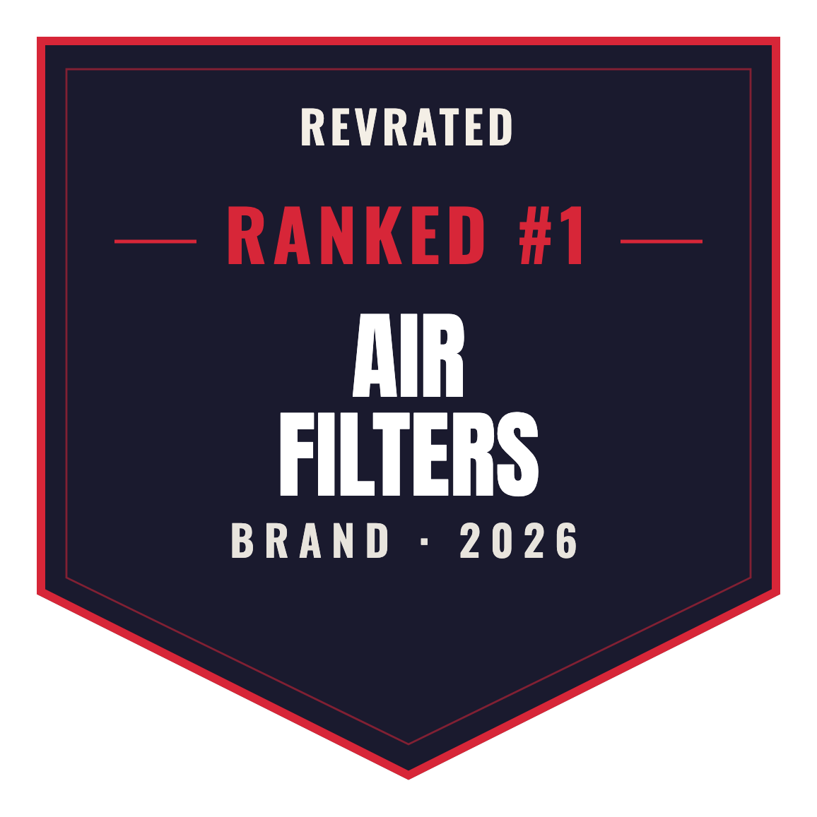 RevRated Top Brand 2026 — Air Filters