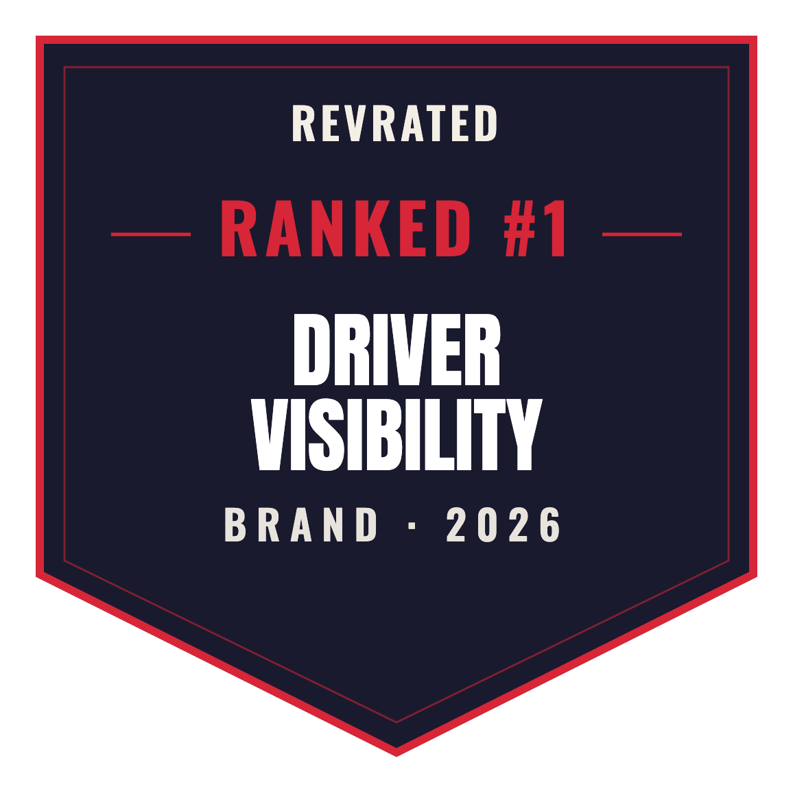 RevRated Top Brand 2026 — Driver Visibility