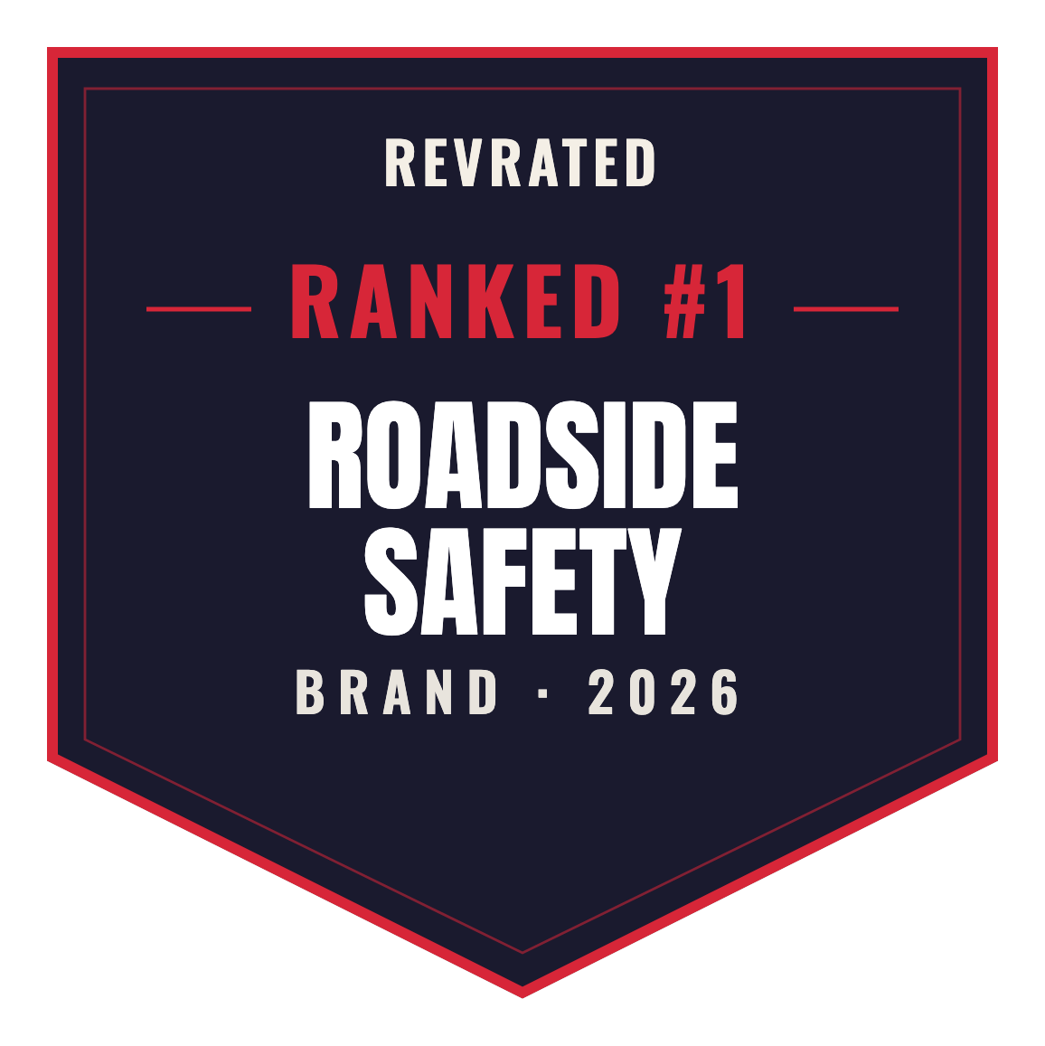 RevRated Top Brand 2026 — Roadside Safety