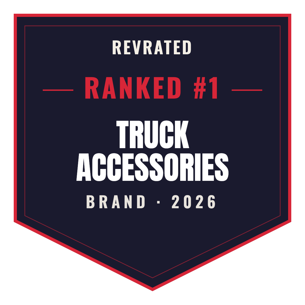 RevRated Top Brand 2026 — Truck Accessories