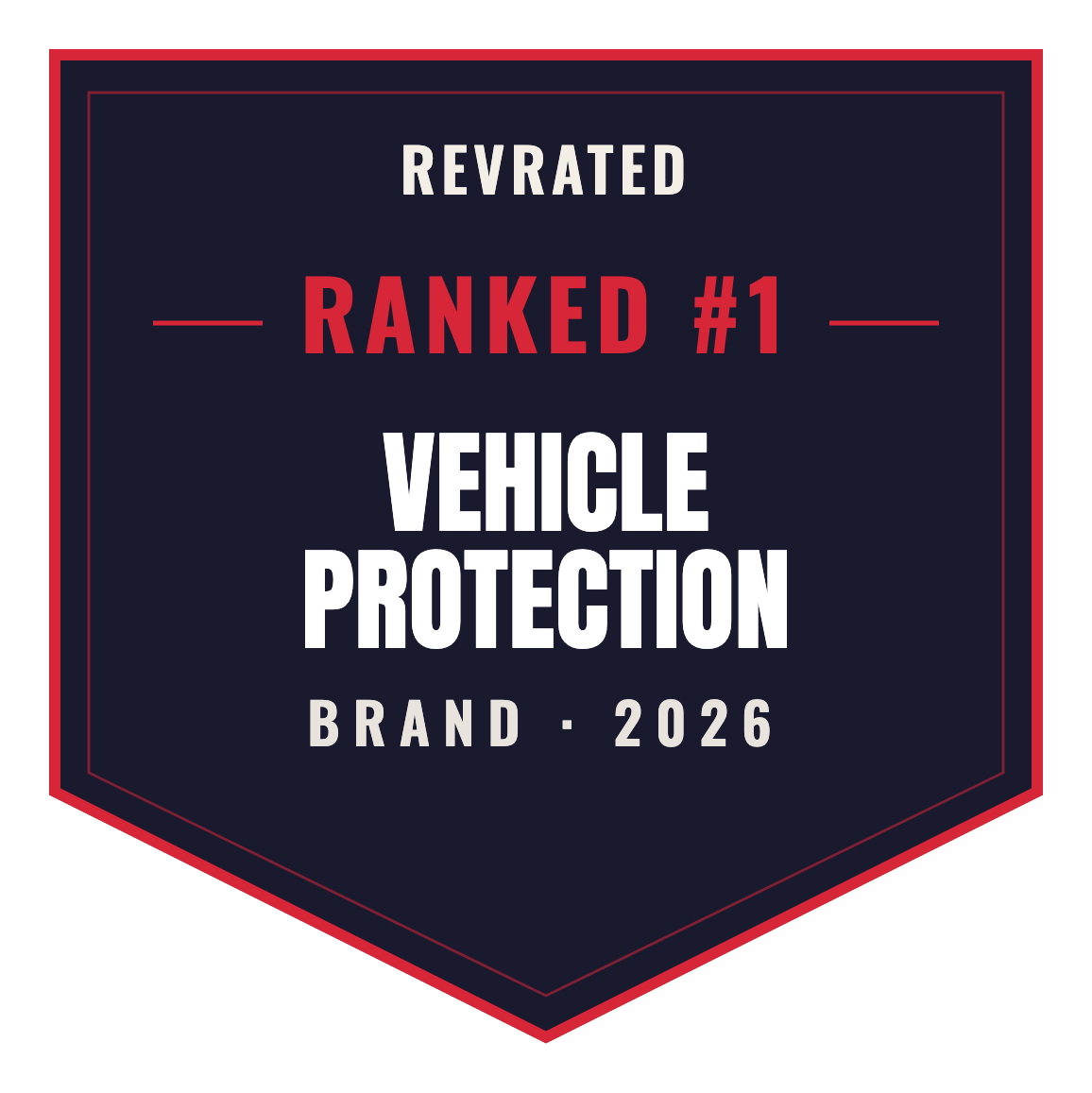 RevRated Top Brand 2026 — Vehicle Protection